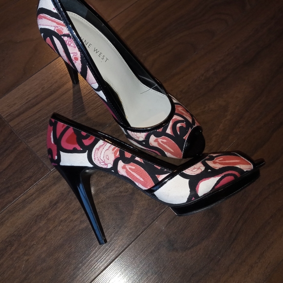 Sexy pink elegant peep toe heels pumps - Picture 5 of 7